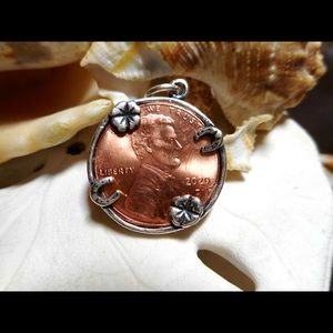 Sterling Silver 2020 Penny Good Luck Charm 3.94g